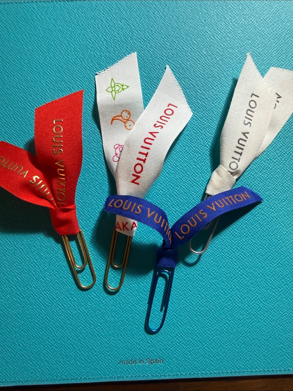 Louis Vuitton Ribbon Bookmarks